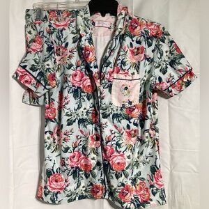 Sweet Honey Floral Print pajama set. Size XS